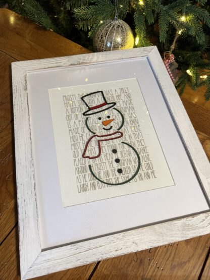 Frosty the Snowman Framed 3D Art